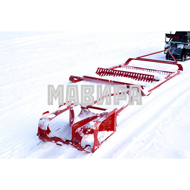 Борона для коньковой лыжни snowpro