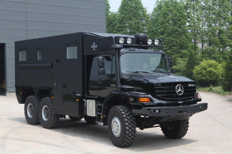 Mercedes-benz zetros 4x4 автодом