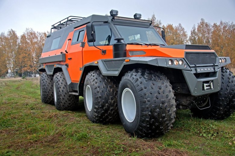 Вездеход авторос шаман 8x8