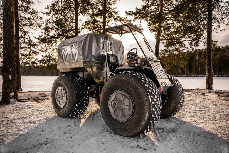Вездеход трэкол лесник