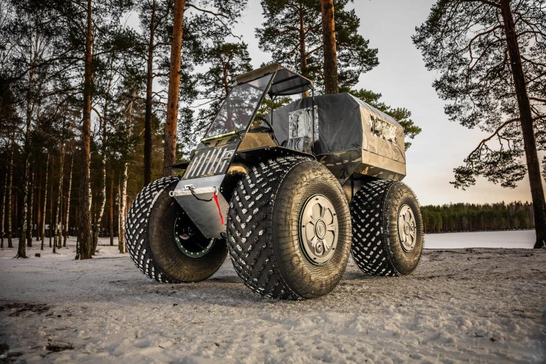 6 колесный снегоболотоход лесник север мд