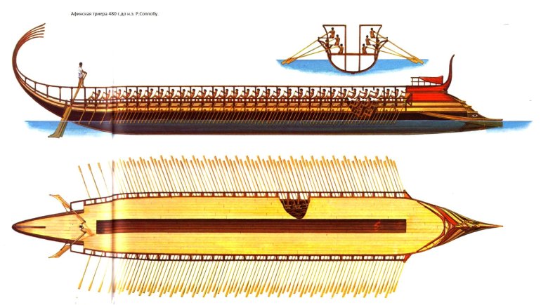 Римский корабль квинквирема