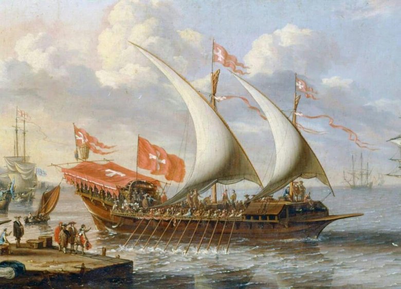 Корабль галеас 17 века