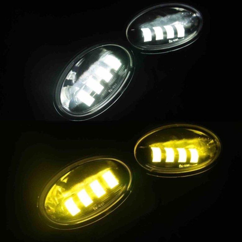 Led птф шевроле ланос