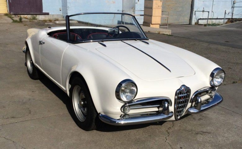 1958 alfa romeo giulietta spider