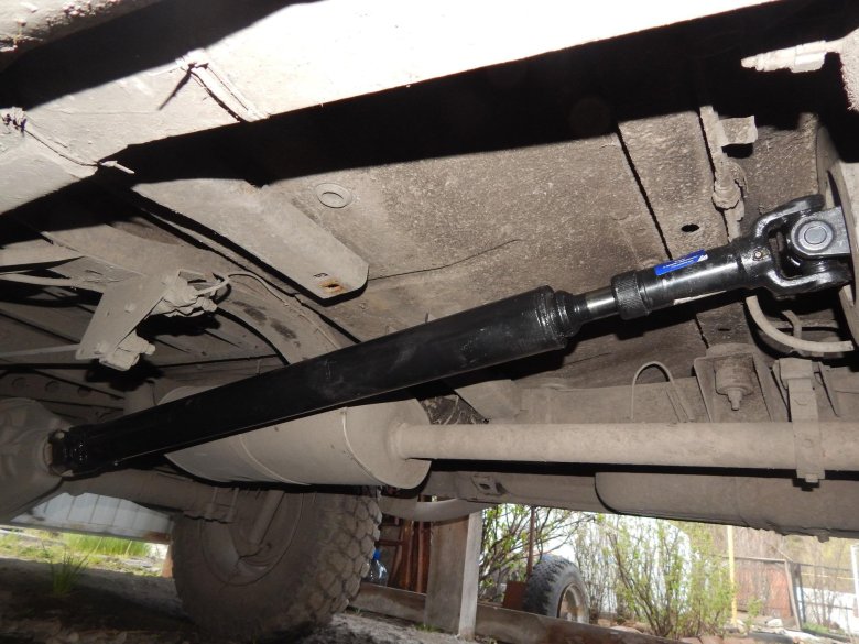 Уаз патриот прямой кардан задний