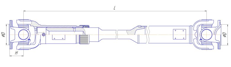 Вал карданный