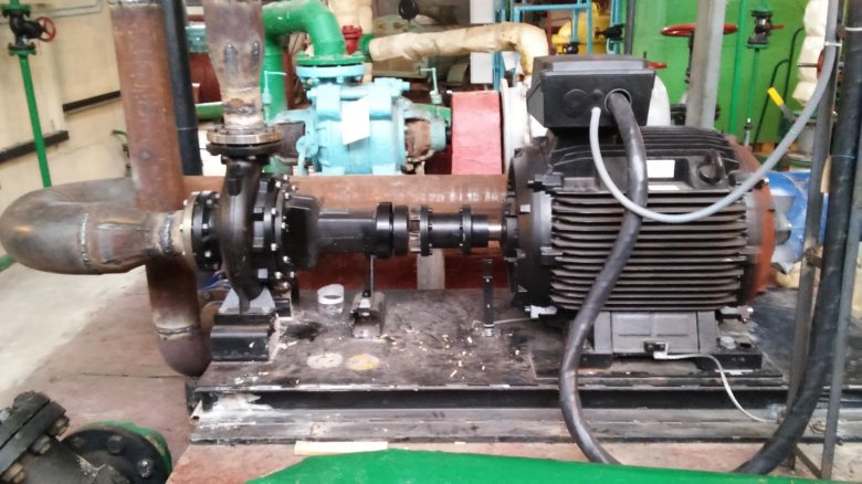 Центровка вала электродвигателя