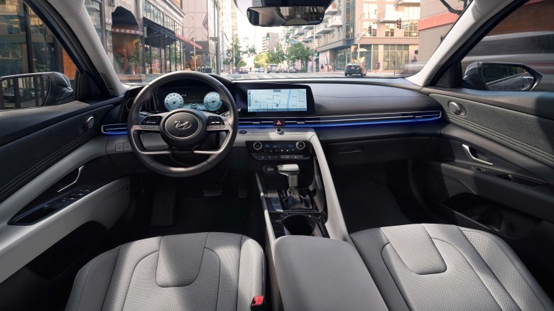 Хендай элантра 2021 салон