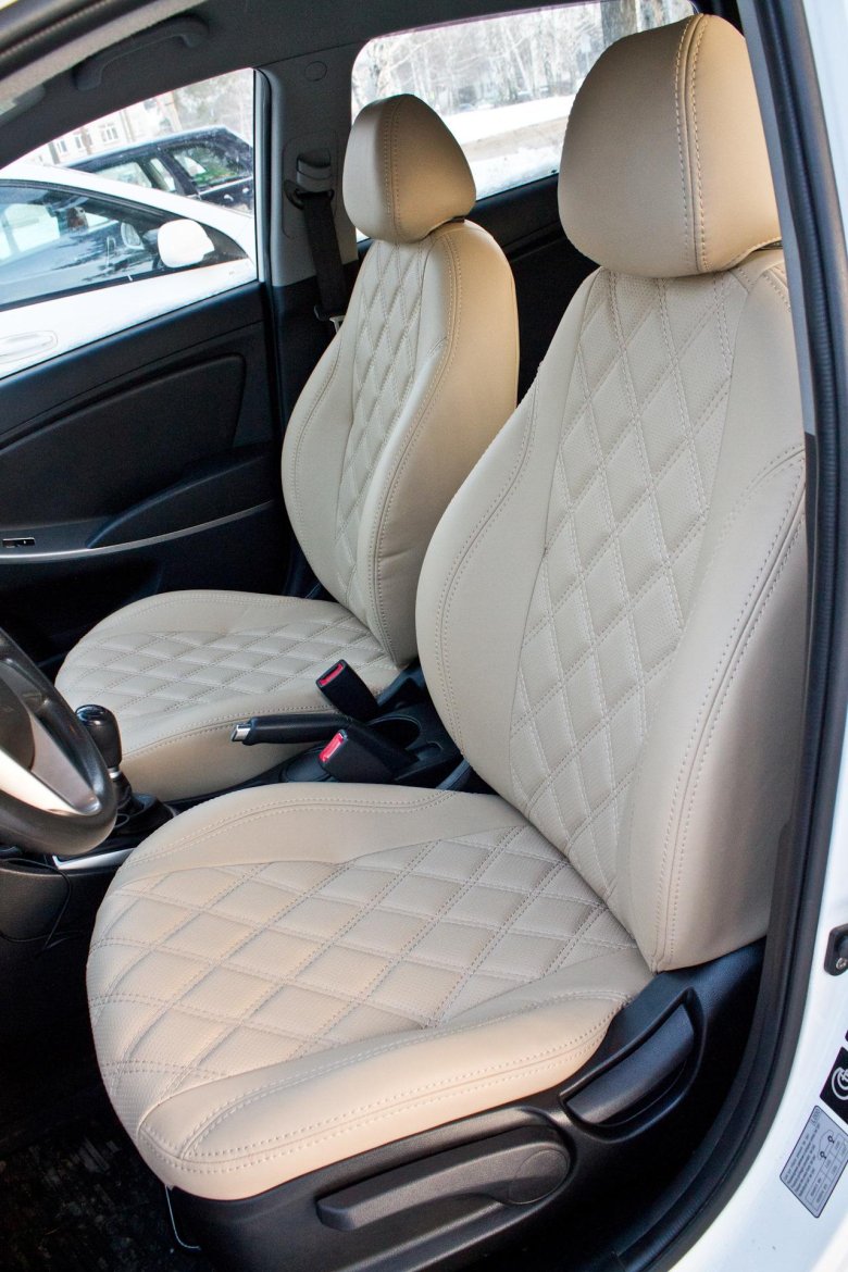 Чехлы хендай солярис 2012 седан экокожа