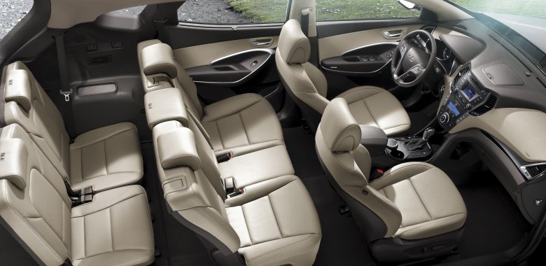 Hyundai santa fe iii 2014 салон