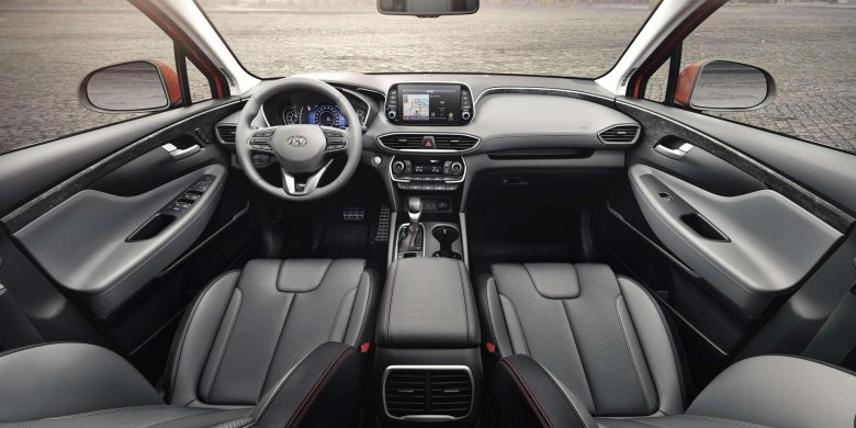 Hyundai santa fe 2019 салон