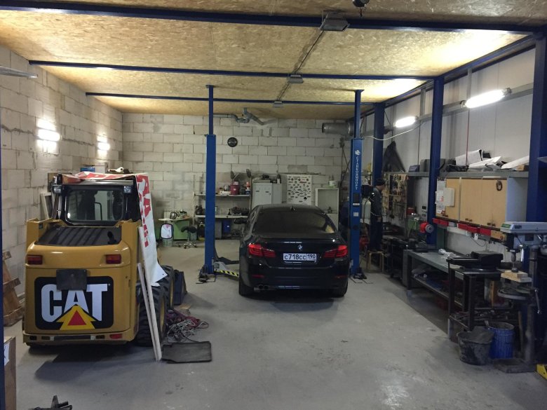 Автомастерская в гараже