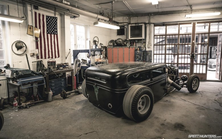 Гараж в американском стиле