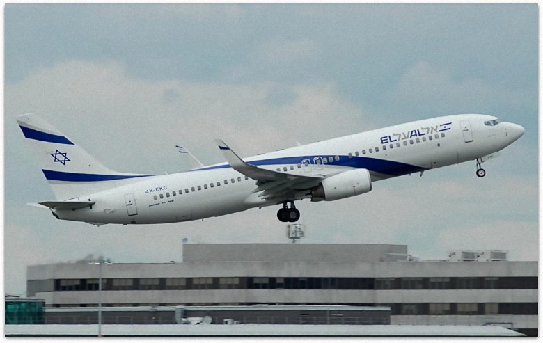 Самолёт боинг 737-800 el al
