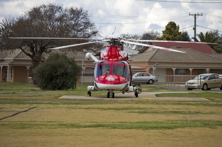 Aw139 ambulance inside
