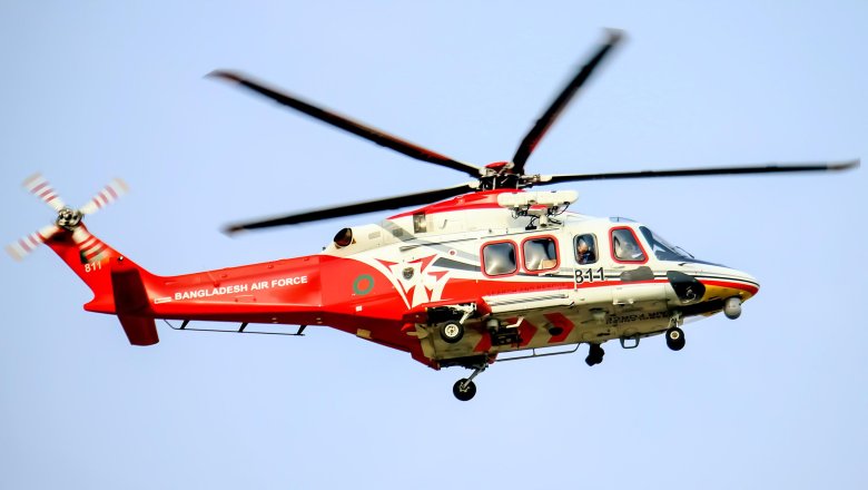 Cпасательный вертолет