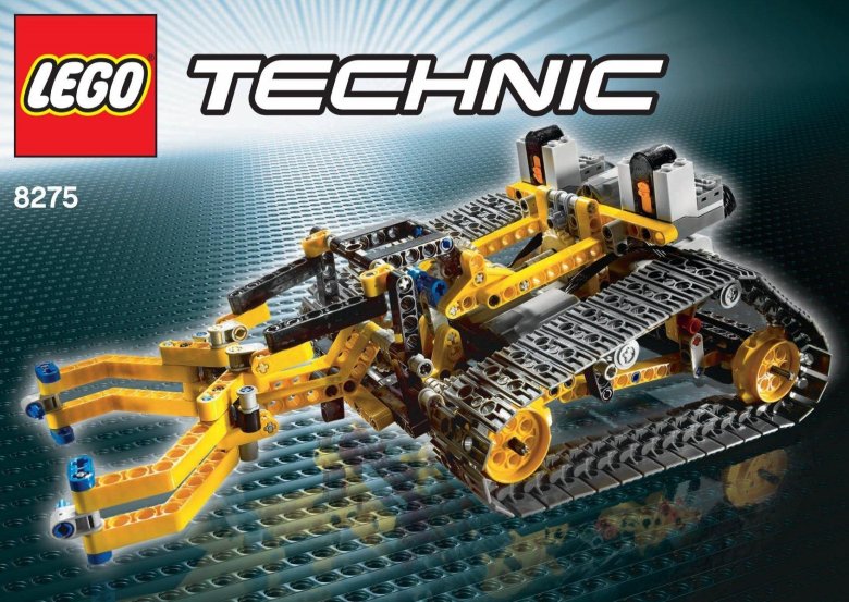 Lego technic бульдозер