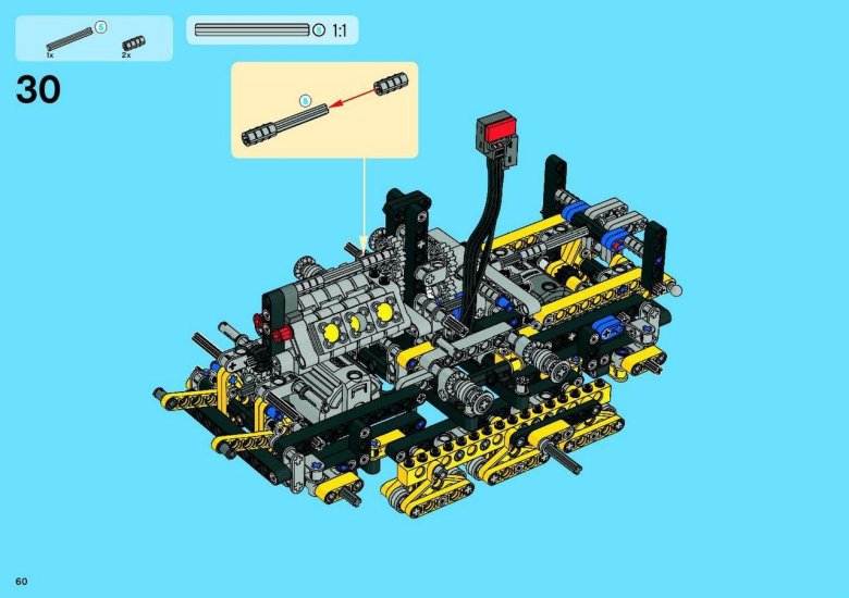 Лего бульдозер сборка