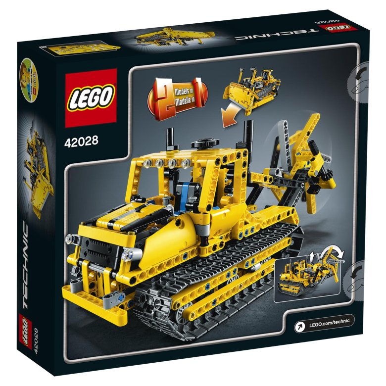 Lego technic 42028 бульдозер