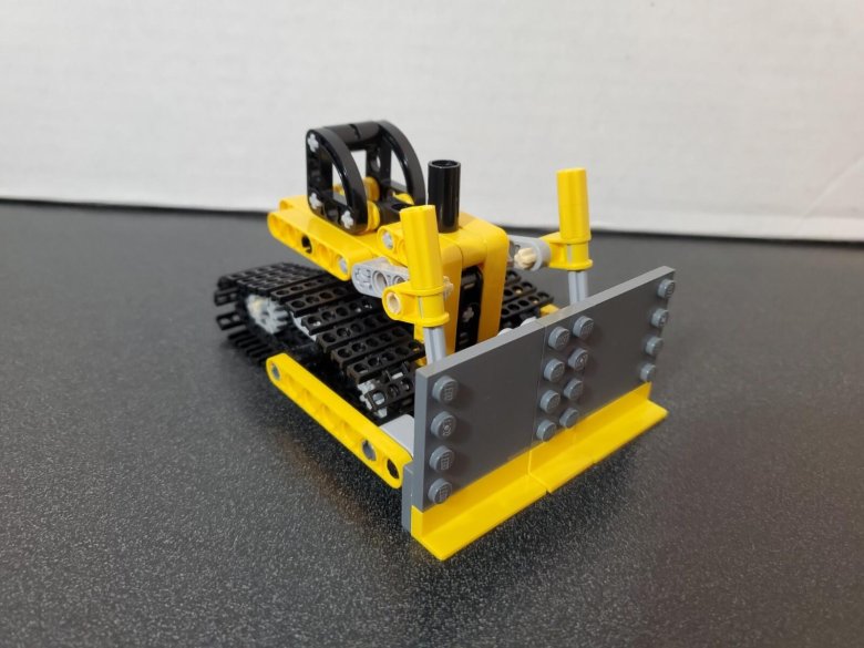 Лего техник бульдозер мини