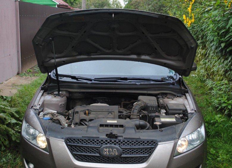 Газовые упоры киа сид 2008