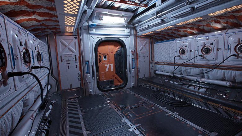 Космический корабль изнутри