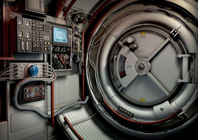 Дверь космического корабля