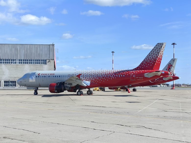 Новая ливрея авиакомпании россия