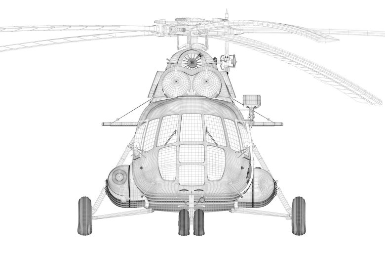 Вертолет ми 8 рисунок