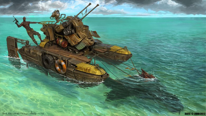 Концепт арт дизельпанк