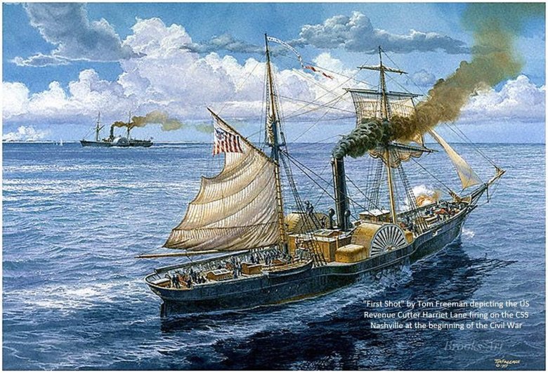 Пароходофрегат \ богатырь\ . 1836г.