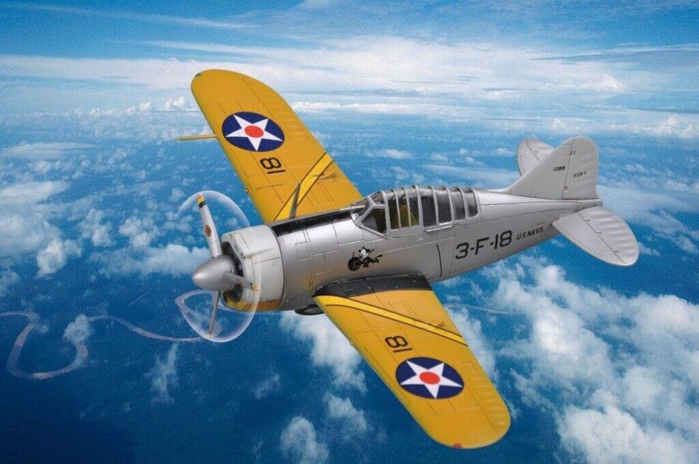 Hobby boss 80290 сборная модель самолета us f2a buffalo (1:72)