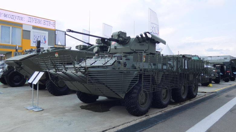 Бтр-82бм с боевым модулем бтр-бм