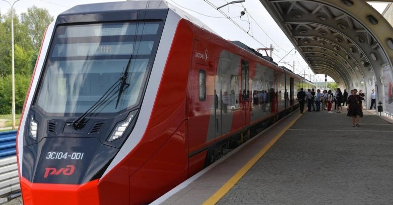 Электропоезд ласточка