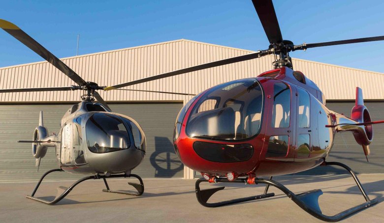 Четырехместный вертолет