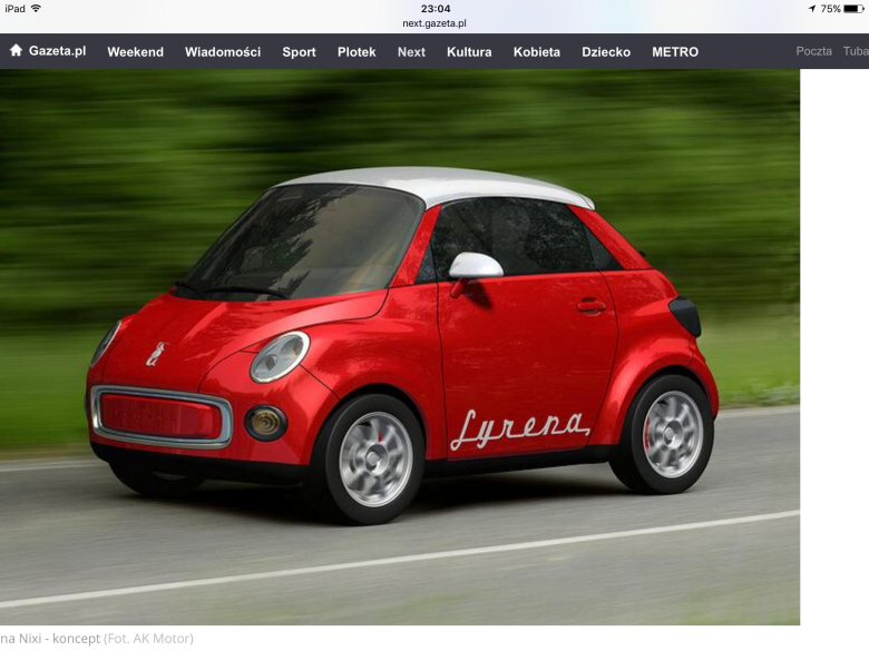 Польские машины современные