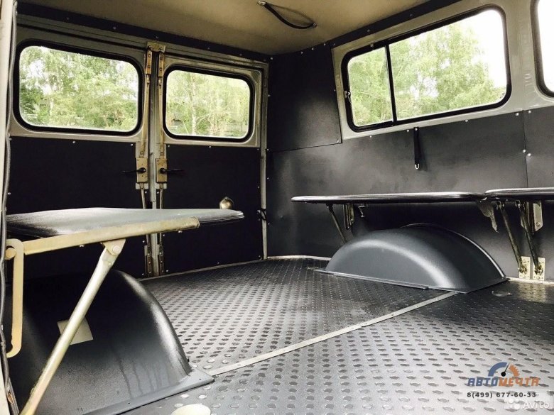 Уаз-2206 санитарный салон