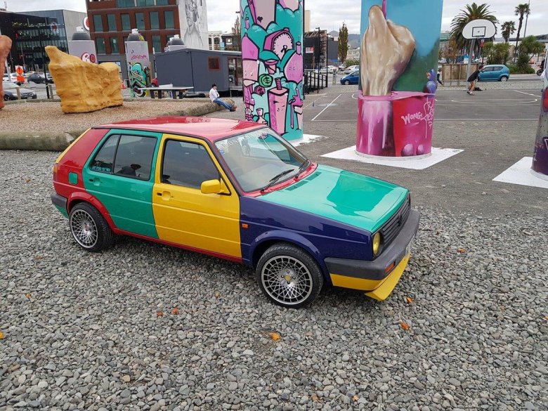 Гольф 2 арлекин