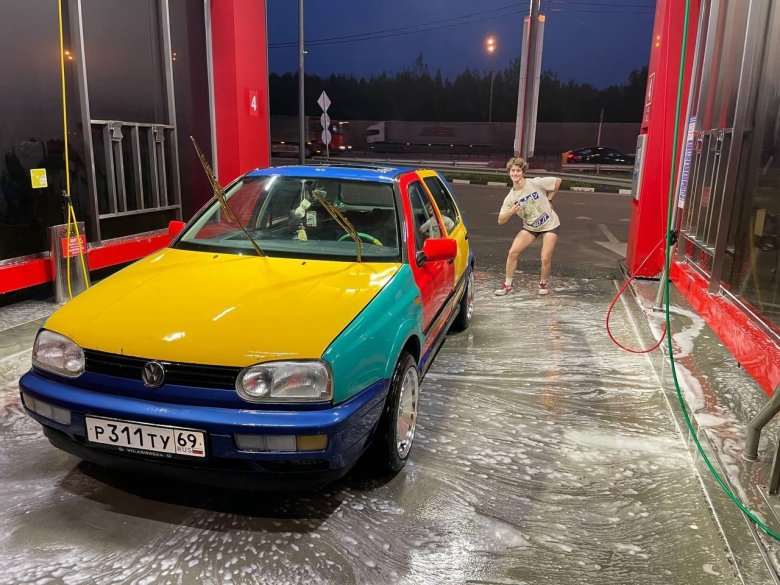 Гольф 3 арлекин