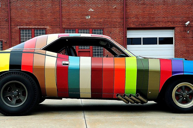 Plymouth barracuda stripe color