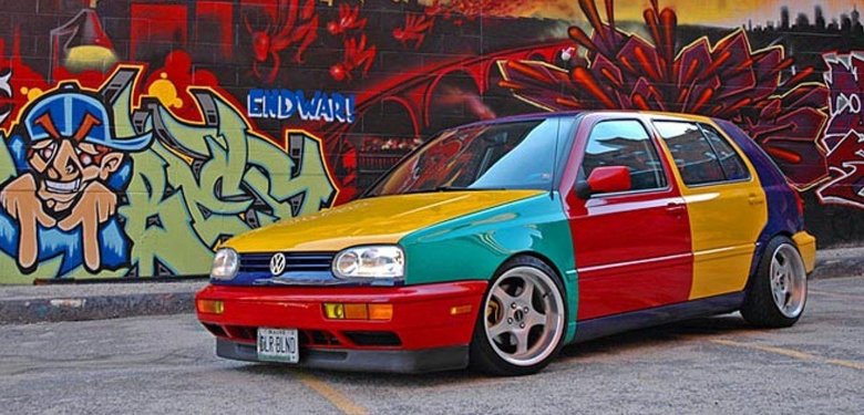 Volkswagen golf harlequin