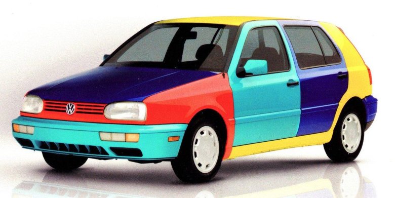 Гольф 3 арлекин