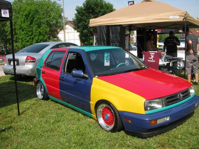 Vw golf 3 арлекин