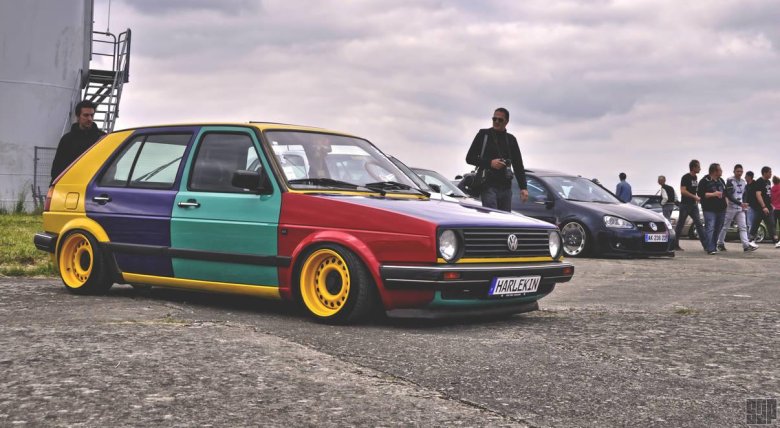 Гольф 2 арлекин