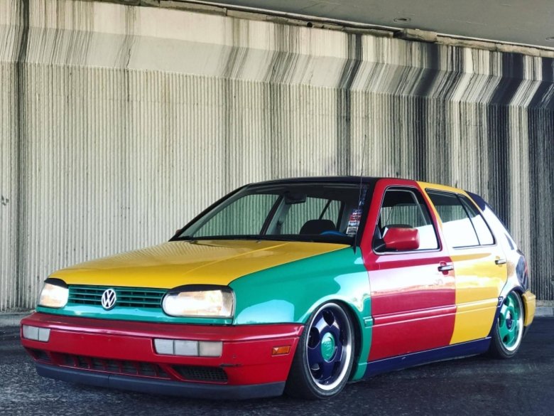 Vw golf арлекин