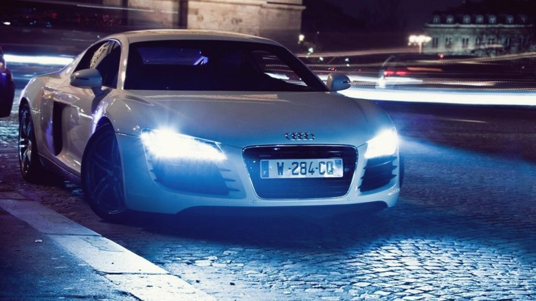 Audi r8 night