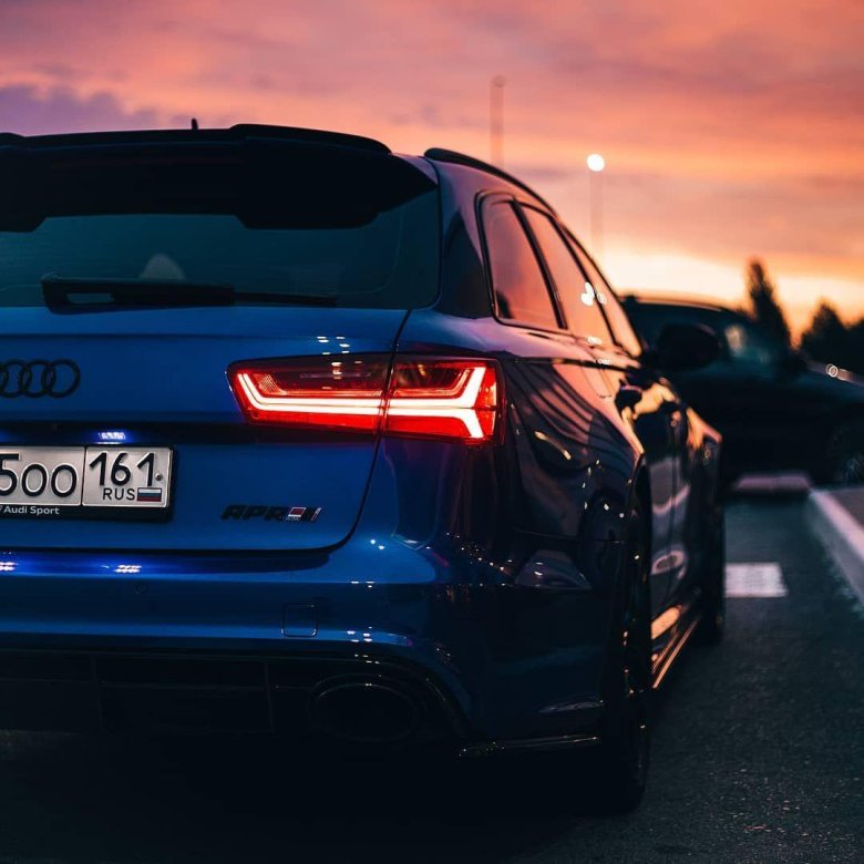 Audi rs6 rear