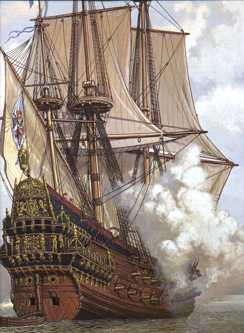 Испанский галеон 17 века