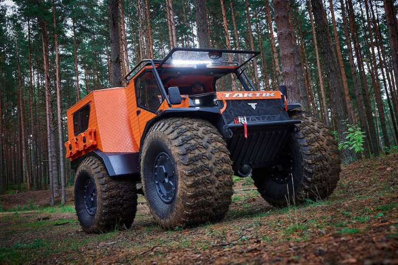 Вездеход на шинах низкого давления